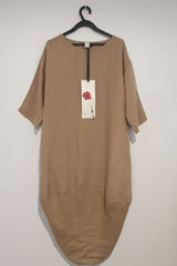 Montaigne- Linen- Scallop- Dress