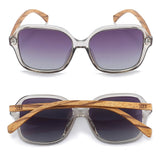 SOEK SCARLETT GREY MIST Grey Lens l Walnut Wood Arms