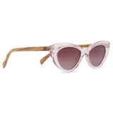 SOEK SAVANNAH BLUSH PINK Clear Pink l Walnut Wood Arms