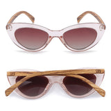 SOEK SAVANNAH BLUSH PINK Clear Pink l Walnut Wood Arms
