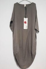 Montaigne- Linen- Scallop- Dress