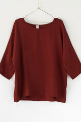 Montaigne-Linen-top-rust