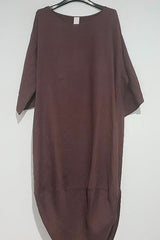 Montaigne- Linen- Scallop- Dress
