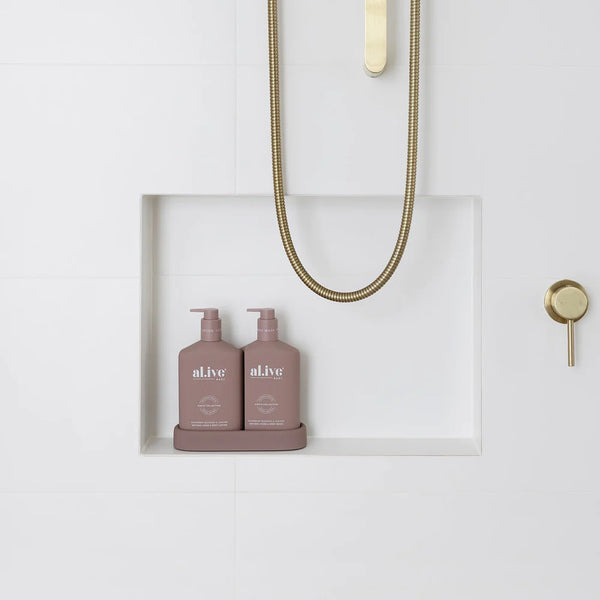 Wash & Lotion Duo + Tray - Raspberry Blossom & Juniper