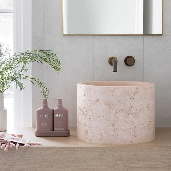 Wash & Lotion Duo + Tray - Raspberry Blossom & Juniper