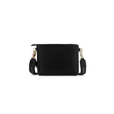 Maggie Black 3 Compartment Crossbody Bag