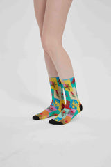 Red Fox Socks-Outback Petals