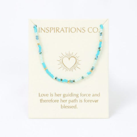 Inspiration Necklace Sea and Gold