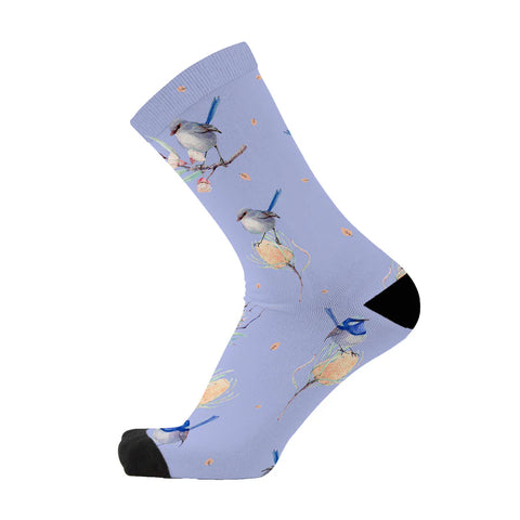 Red Fox Socks-Wren of a Kind