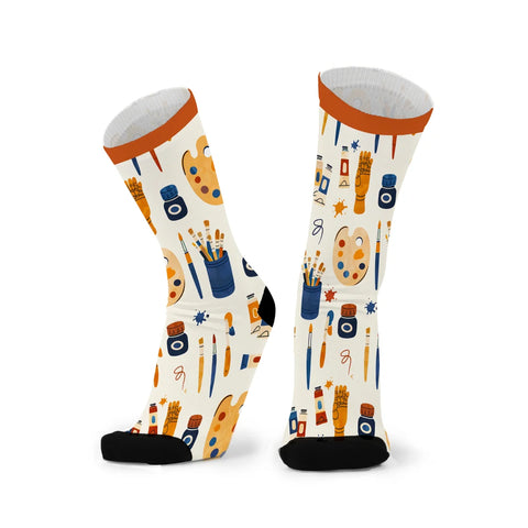 Red Fox Socks-Arty Artist