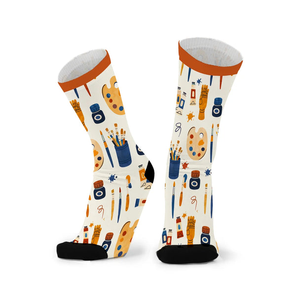 Red Fox Socks-Arty Artist