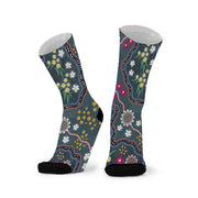 Red Fox Socks-Bush Tucker Gathering