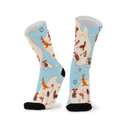 Red Fox Socks-Down Under Doodles