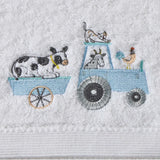 Farm Fun Bath Towel & Face Washer in Organza Bag