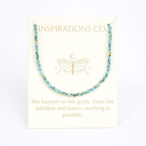 Inspiration Necklace Turquoise Tort and Gold