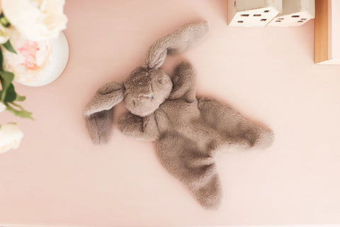 Darcey Bunny Comforter  Grey