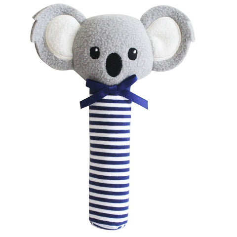 Baby Koala Squeaker Navy Stripe
