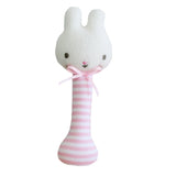 Alimrose Baby Bunny Stick Rattle Pink