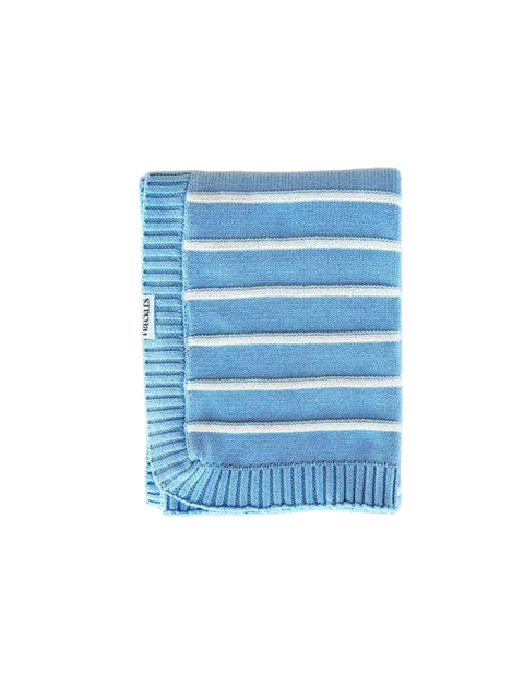 Raised Stripe Blanket Arctic