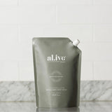 al.ive body-1 Ltr Lotion Refill - Green Pepper & Lotus