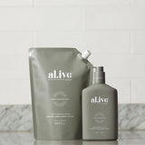 al.ive body-1 Ltr Lotion Refill - Green Pepper & Lotus