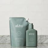 al.ive body-1 Ltr Lotion Refill - Kaffir Lime & Green Tea