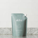 al.ive body-1 Ltr Lotion Refill - Kaffir Lime & Green Tea