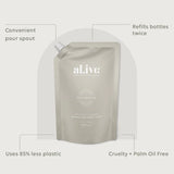 al.ive body-1 Ltr Lotion Refill - Sea Cotton & Coconut