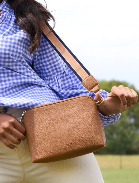 Zjoosh-Hudson Cross Body Bag Tan