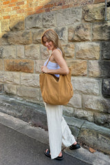 Worthier The Label Thin Handle Canvas Bag