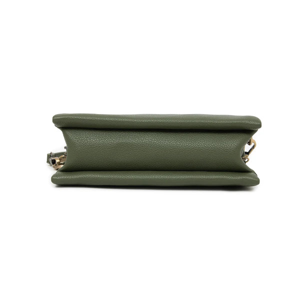 Edie Black Crossbody Bag-Dark Olive