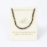 Inspiration Necklace Dark Tort and Gold