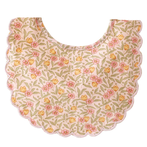 Alimrose -Scallop Bib Blossom Lily Pink