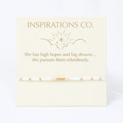 Inspiration Bracelet Pink, White and Gold