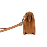 Edie Black Crossbody Bag-Tan