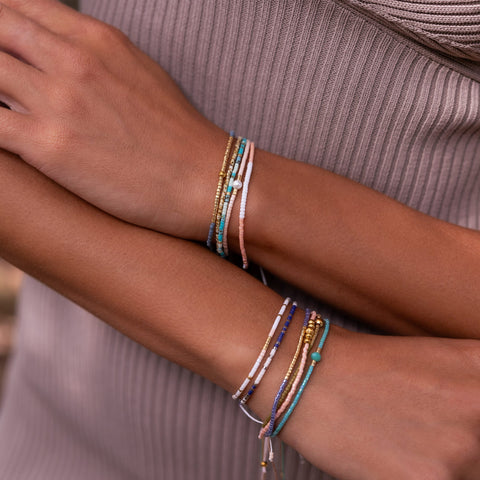 LOVE LUNAMEI-Inspiration Bracelet Pink and Gold