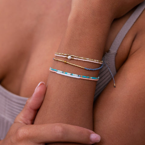 LOVE LUNAMEI-Inspiration Bracelet Charcoal and Gold