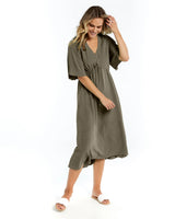 Betty Basics-Cora Dress - Olive Branch