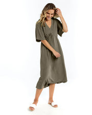 Betty Basics-Cora Dress - Olive Branch