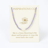 Inspiration Necklace Lilac, Pearl and Gold