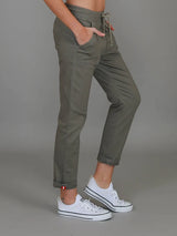 Augusta | Women's Stretch Chino Joggers – Khaki