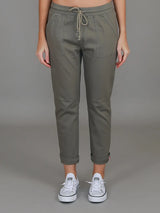 Augusta | Women's Stretch Chino Joggers – Khaki