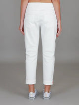 Augusta | Women's Stretch Chino Joggers – White