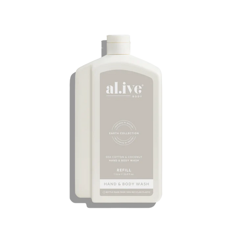 1 Ltr Wash Refill - Sea Cotton & Coconut