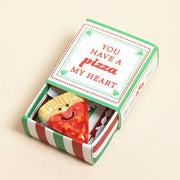 Lisa Angel-Tiny Matchbox Ceramic Pizza Token