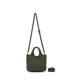 Cherie Olive 2 Piece Suedette Mini Handbag