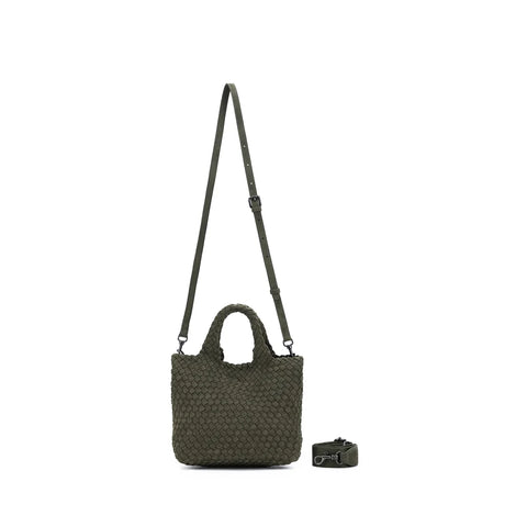 Cherie Olive 2 Piece Suedette Mini Handbag
