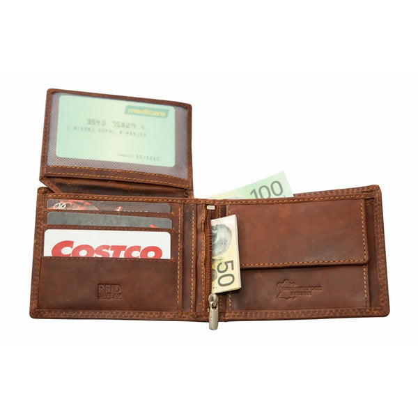 Leather Wallet Lithgow - Sandal