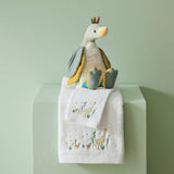 Paddling Ducks Bath Towel & Face Washer in Organza Bag