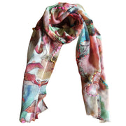 ZODA Pure Wool Scarf-Light Floral